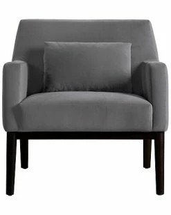 Armen Living Oliver Velvet Modern Accent Chair Home -Shop Style Sales 3050127774 RLLD 2