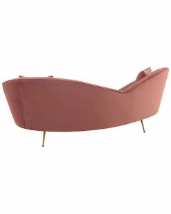 Armen Living Abella Blush Upholstered Sofa Home 7 Armen Living Abella Blush Upholstered Sofa Home -Shop Style Sales 3050127793 RLLD 3