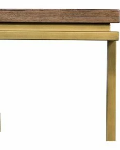 Armen Living Faye Rustic Brown Wood C-Shape End Table Home -Shop Style Sales 3050127965 RLLD 4