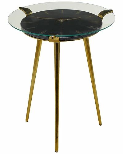 Peyton Lane Clock Accent Table Home 3 Peyton Lane Clock Accent Table Home