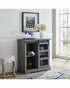 Hewson 32in Farmhouse Entryway Storage Console Sliding Door Home 8 Hewson 32in Farmhouse Entryway Storage Console Sliding Door Home -Shop Style Sales 3050132394 RLLD 2