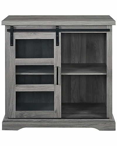 Hewson 32in Farmhouse Entryway Storage Console Sliding Door Home 5 Hewson 32in Farmhouse Entryway Storage Console Sliding Door Home - Image 3