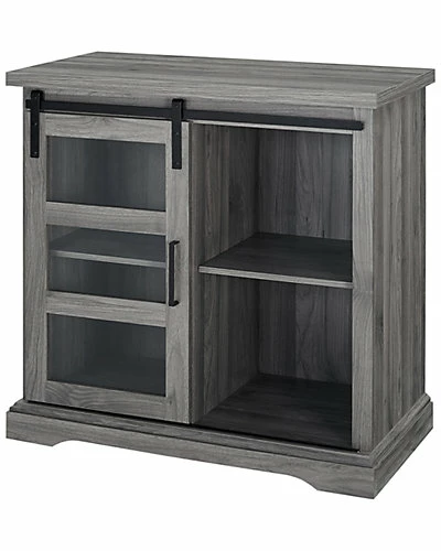 Hewson 32in Farmhouse Entryway Storage Console Sliding Door Home 6 Hewson 32in Farmhouse Entryway Storage Console Sliding Door Home - Image 4