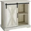 Hewson 32in Farmhouse Entryway Storage Console Sliding Door Home -Shop Style Sales 3050132398 RLLD 1