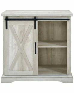 Hewson 32in Farmhouse Entryway Storage Console Sliding Door Home -Shop Style Sales 3050132398 RLLD 3