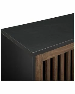 Hewson 36in Modern Sliding Slat Door Accent Storage Console Home -Shop Style Sales 3050132417 RLLD 4