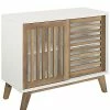 Hewson 36in Modern Sliding Slat Door Accent Storage Console Home -Shop Style Sales 3050132418 RLLD 1