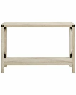 Hewson 46in Farmhouse Inustrial Entryway Accent Table Home 8 Hewson 46in Farmhouse Inustrial Entryway Accent Table Home -Shop Style Sales 3050132476 RLLD 3