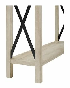 Hewson 46in Farmhouse Inustrial Entryway Accent Table Home 9 Hewson 46in Farmhouse Inustrial Entryway Accent Table Home -Shop Style Sales 3050132476 RLLD 4