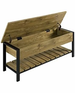Hewson 48in Open-Top Famrhose Storage Bench Home