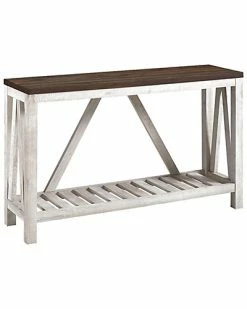 Hewson 52in Rustic Country Entryway Accent Console Table Home