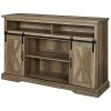 Hewson 52in Wood Tall Sliding Barn Door Media Stand Home -Shop Style Sales 3050132521 RLLD 1