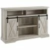 Hewson 52in Wood Tall Sliding Barn Door Media Stand Home -Shop Style Sales 3050132523 RLLD 1