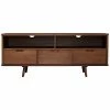 Hewson 58in 3-Drawer Solid Wood TV Console Home