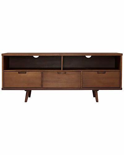 Hewson 58in 3-Drawer Solid Wood TV Console Home 3 Hewson 58in 3-Drawer Solid Wood TV Console Home