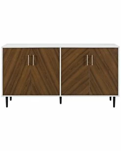 Hewson 58in Modern Wood Buffet Storage Cabinet Home
