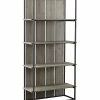 Hewson 64in Farmhouse Wood Storage Bookcase Home