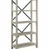 Hewson 64in Industiral Modern Storage Bookcase Home -Shop Style Sales 3050132569 RLLD 1