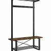 Hewson 72in Modern Industrial Storage Accent Hall Tree Home -Shop Style Sales 3050132609 RLLD 1