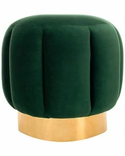 Safavieh Couture Maxine Channel Tufted Otttoman Home