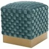 Safavieh Couture Ravyn Woven Velvet Ottoman Home