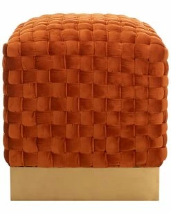 Safavieh Couture Ravyn Woven Velvet Ottoman Home -Shop Style Sales 3050134462 RLLD 3