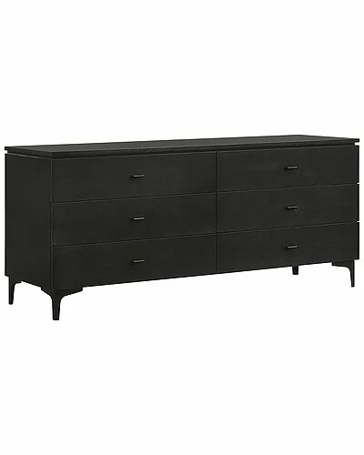Armen Living D Glaze Ash Veneer 6 Drawer Dresser Home 3 Armen Living D Glaze Ash Veneer 6 Drawer Dresser Home