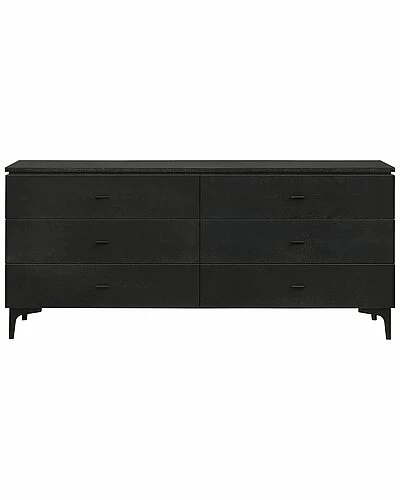 Armen Living D Glaze Ash Veneer 6 Drawer Dresser Home 5 Armen Living D Glaze Ash Veneer 6 Drawer Dresser Home - Image 3