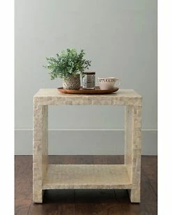East At Main At Main Martin Capiz Shell Accent Table Home -Shop Style Sales 3050136925 RLLD 2