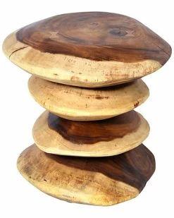 East At Main At Main Tera Teak Accent Table Home