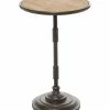 Peyton Lane Grey Industrial Wood Accent Table Home
