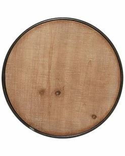 Peyton Lane Grey Industrial Wood Accent Table Home -Shop Style Sales 3050137177 RLLD 3