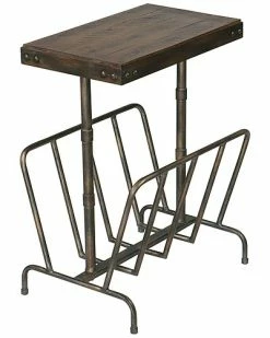 Uttermost Sonora Industrial Magazine Accent Table Home