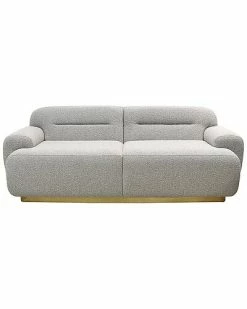 Pasargad Home Giovani Fabric Grey Sofa