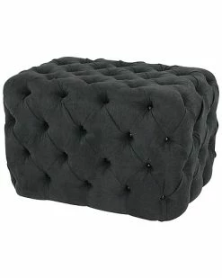 Peyton Lane Tufted Ottoman Home