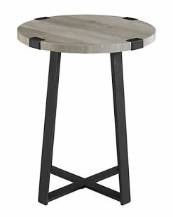 Hewson 18in Farmhouse Round Side End Table Home 8 Hewson 18in Farmhouse Round Side End Table Home -Shop Style Sales 3050148989 RLLD 3