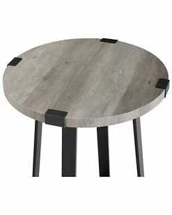 Hewson 18in Farmhouse Round Side End Table Home 9 Hewson 18in Farmhouse Round Side End Table Home -Shop Style Sales 3050148989 RLLD 4