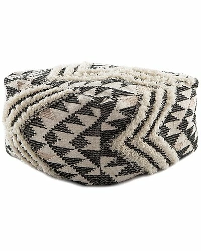 Jaipur Living Nikki Chu Nomadic Chevron Cuboid Pouf Home 3 Jaipur Living Nikki Chu Nomadic Chevron Cuboid Pouf Home