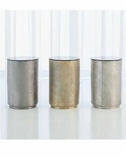 Global Views Hemp Etched Barrel Table Home