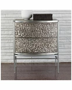 Global Views Crinkle Bedside Chest Home