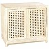 Global Views Driftwood Lattice Two-Door Cabinet Home
