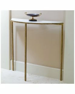 Global Views Hammered Gold Console Home