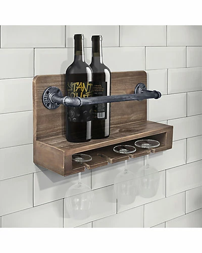 Armen Living Vox Industrial Wine Rack Home 4 Armen Living Vox Industrial Wine Rack Home - Image 2