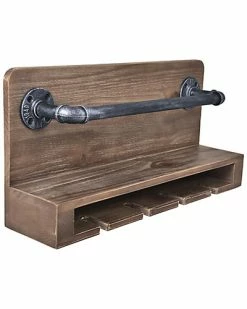 Armen Living Vox Industrial Wine Rack Home 9 Armen Living Vox Industrial Wine Rack Home -Shop Style Sales 3050155801 RLLD 3