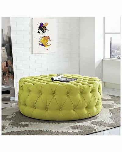 Modway Amour Upholstered Fabric Ottoman Home 4 Modway Amour Upholstered Fabric Ottoman Home - Image 2