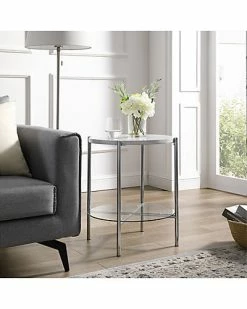 Hewson 20in Glam Round Side End Table Home 7 Hewson 20in Glam Round Side End Table Home -Shop Style Sales 3050160208 RLLD 2