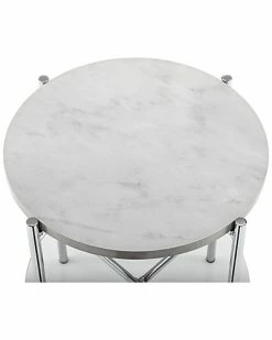 Hewson 20in Glam Round Side End Table Home 9 Hewson 20in Glam Round Side End Table Home -Shop Style Sales 3050160208 RLLD 4