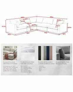 Shabby Chic Yasmin Modular L-Sectional Home 12 Shabby Chic Yasmin Modular L-Sectional Home -Shop Style Sales 3050162823 RLLD 5