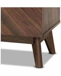 Design Studios Hartman Mid-Century Modern Walnut Brown Finished Wood Shoe Cabinet Home 14 Design Studios Hartman Mid-Century Modern Walnut Brown Finished Wood Shoe Cabinet Home -Shop Style Sales 3050165219 RLLD 6