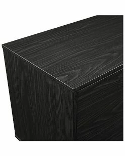 Hewson Mid-Century Modern Glass Shelf 2-Door TV Stand Home -Shop Style Sales 3050167182 RLLD 4